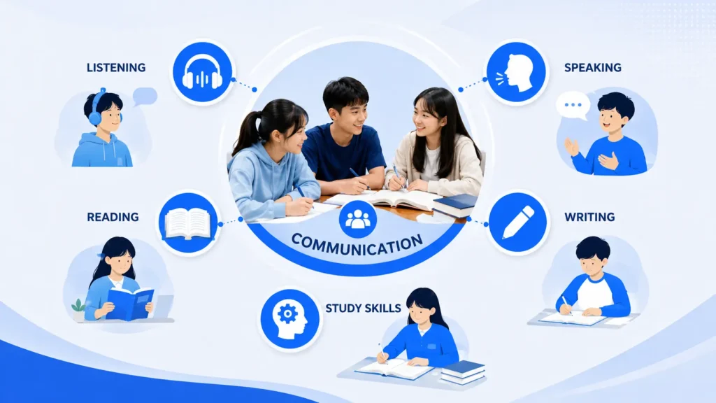 A2 Key for Schools 課程幫助學生建立聽說讀寫與英語溝通能力