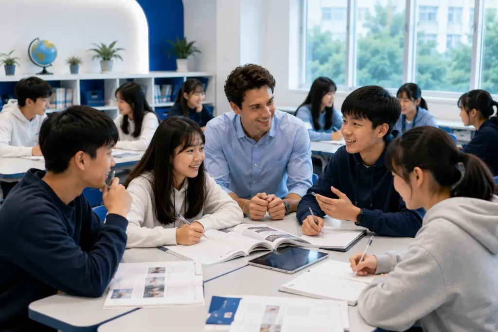 岑英美語中高階英語課程透過 communicative English、閱讀、寫作與討論活動建立學生英語能力
