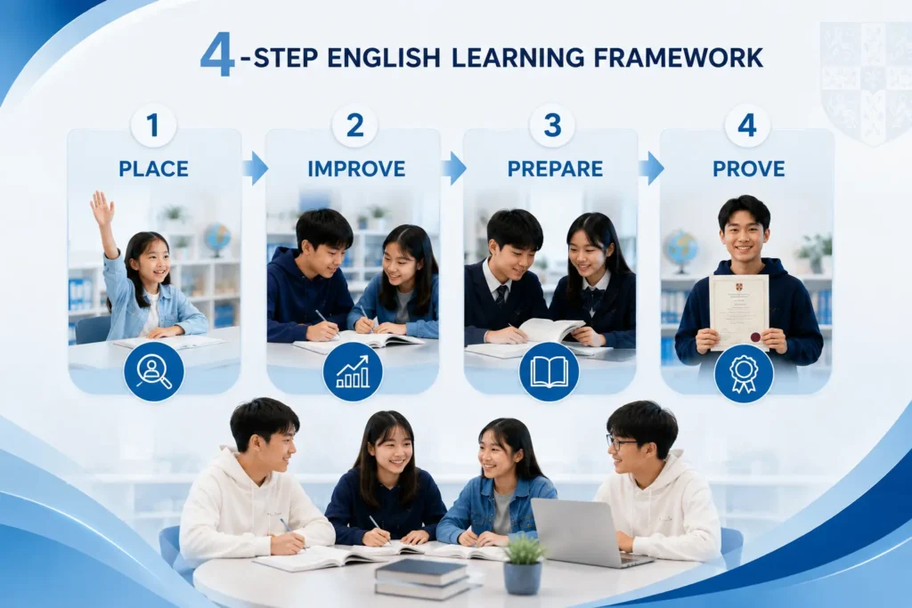 岑英美語 Place Improve Prepare Prove 英語學習系統