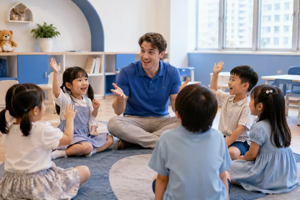 岑英美語 Kindergarten 幼兒英語課程,孩子在互動式英語環境中快樂學習