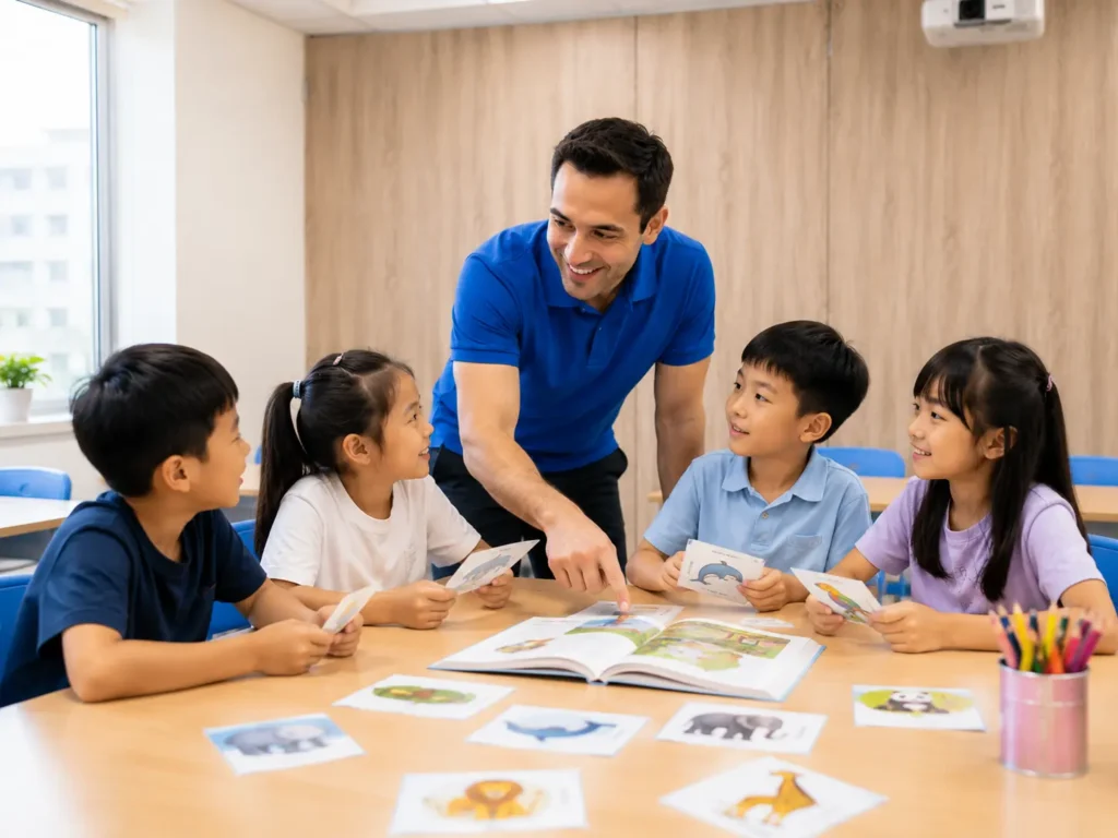 岑英美語 Pre-A1 Starters 劍橋英語入門課程，孩子在英語課堂中建立理解力與開口信心
