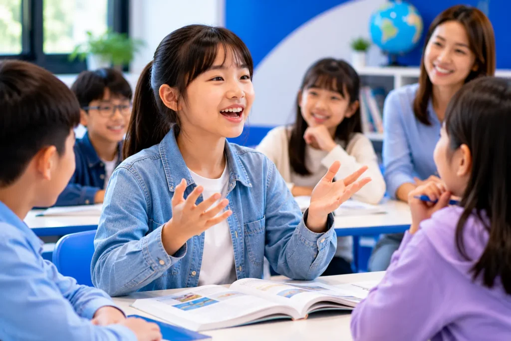 學生自信使用英文表達想法