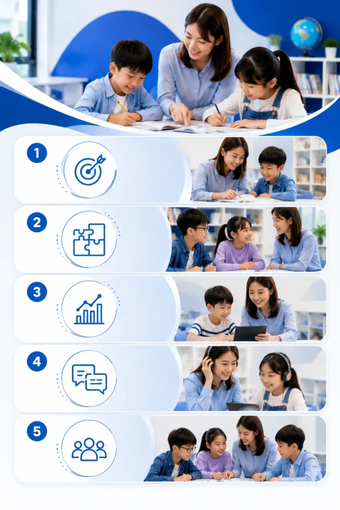 教師調整教學的五種方式