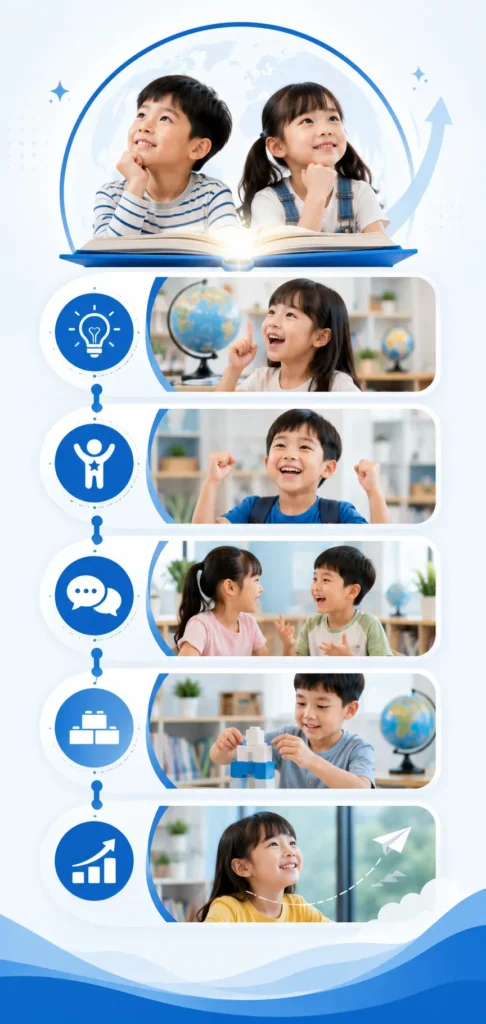 小一小二英文學習優勢圖表