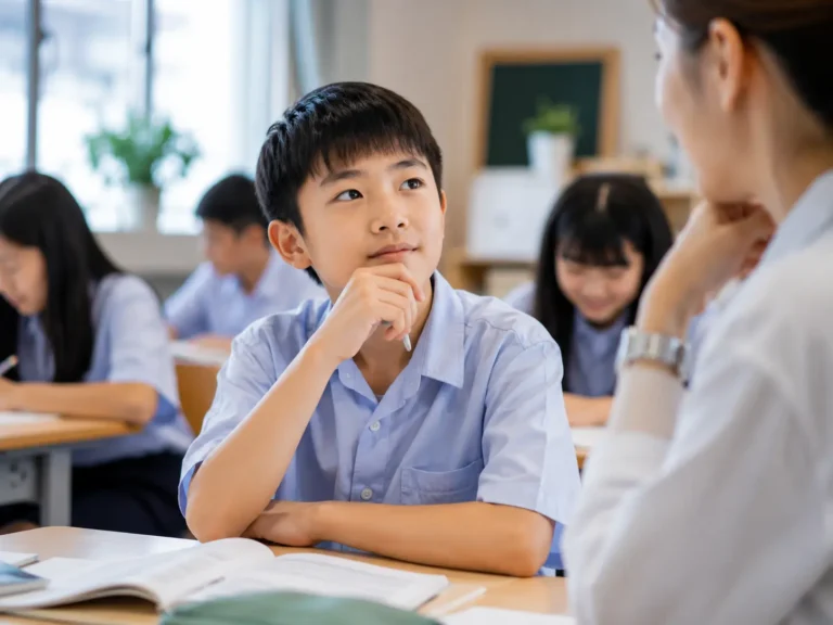 學生準備開口說英文