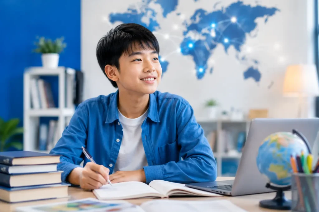 學生準備迎接更高階英文學習