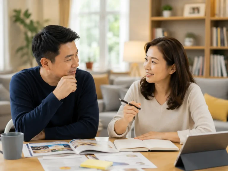 家長討論孩子的英文學習規劃