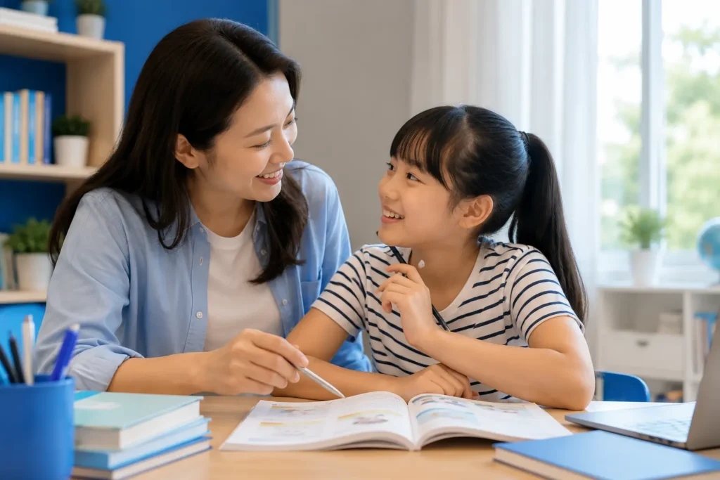 家長與孩子一起規劃英文學習目標