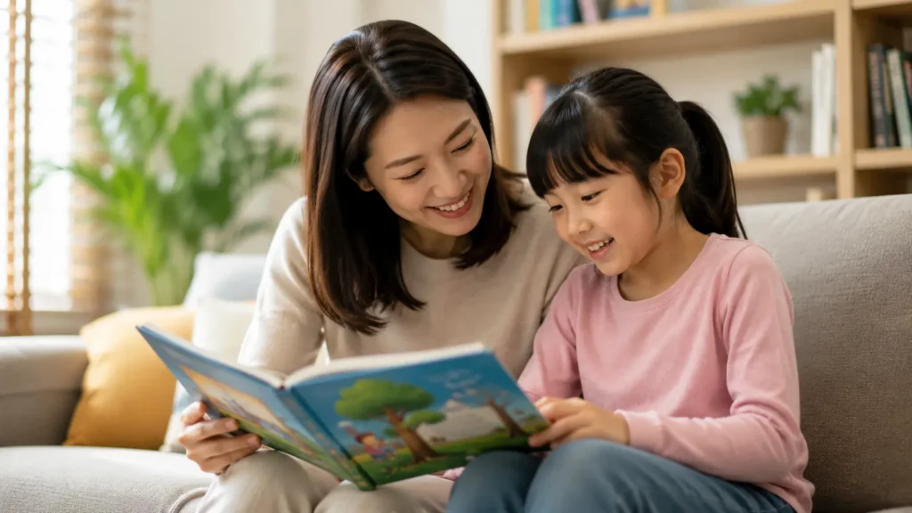 台灣家長陪伴孩子學習劍橋英語