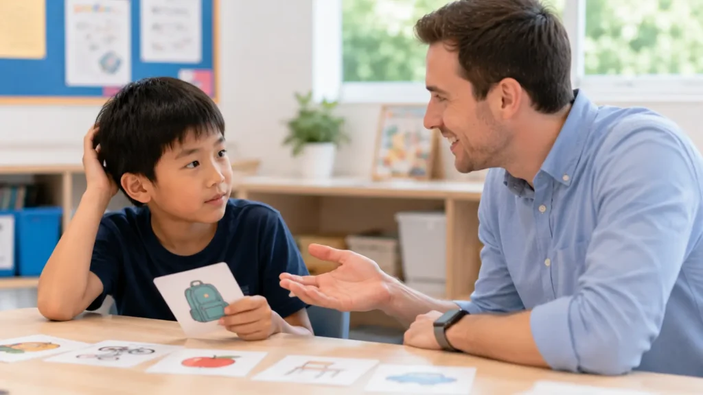 孩子背很多英文單字卻不敢開口說英文